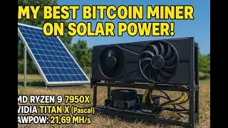 My best bitcoin miner on my solar mine