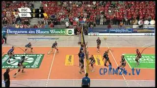 Volleyball Playoff Finalrückspiel Dresdner SC - Schweriner SC Teil 1