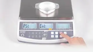 Professional counting scale with 100 item memories, counting resolution up to 75,000 pts. | KERN CFS