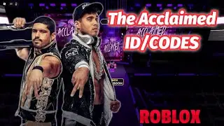 ROBLOX AEW: The Acclaimed Titantron CODES/ID!