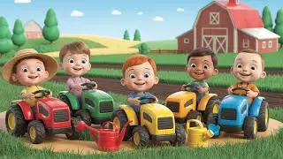 Kids Fun on the Farm 🚜 | Learning Farm Tools Song for Children || @123kidshub