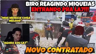 BIRO REAGINDO MIQUEIAS ENTRANDO P LA7!!!