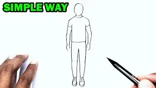 How To Draw People Step By Step | Boy Drawing | Dad Drawing | Father Drawing Easy