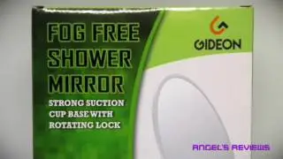 Gideon Fogless Shower Mirror with Strong Suction-Cup Mounting Base