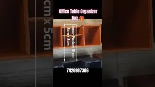 Office Table Organizer Box | Clean Desk Setup ✨ #Shorts #officetablebox #officework #viralvideo