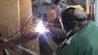 Trailer restoration part 3, Trussing the draw bar and rustproofing the frame