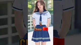 Топ-10 стран с самой красивой школьной формой в мире 2024 года #шорты 😍 #школьнаяформа