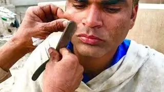 ASMR Timeless Barber 💈 Old Hands Clean Shave Young Face