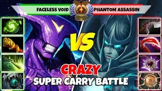 FACELESS VOID (Carry) vs PHANTOM ASSASSIN (Carry) - Battle Of Immortal Rank Dota 2 Players - Z Dota