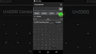 I love this app XD |  UnicodePad |