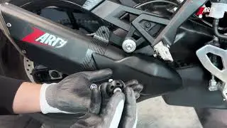 Fitting instructions: Zard Tiger 800 Slip-on | Triumph