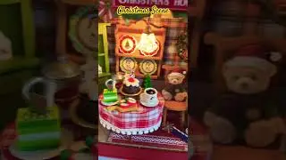 #christmas #picture #frame #shadowboxing  #diycrafts #classicminiature #diyminiature #miniature