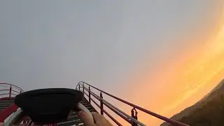 Dynamite Onride im Sonnenuntergang 🌅🎢 Freizeitpark Plohn POV