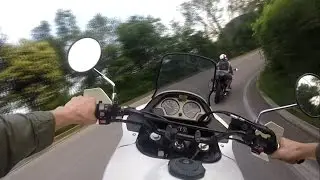 YAMAHA XTZ 750 Super Tènèrè on board vs BMW R100 [HD]