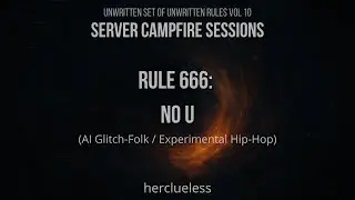 rule 666: no u | herclueless (AI Glitch-Folk / Experimental Hip-Hop)