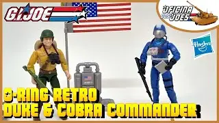 Duke & Cobra Commander - GIJoe O-Ring Retro - Review em PT/BR