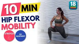 10‑Minute Hip Flexor Stretch Routine | Deep Front‑Body Release (No Equipment)