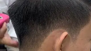 男士理发必学剃发，中发脚剃发教程#零基础学剪发 #男士理发教程 #零基础学剪发 #在家学剪发 #阿力理发教程