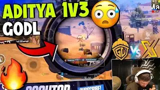 TX Aditya 1v3 GodL 💛🚀 Scout vs Zgod🔥