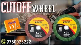 Freemans Cutoff Wheel |Efficient Cutting with Freemans Cutoff Wheels #cutoffwheel 9750023222