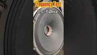 Frequency Test 25-50Hz #speaker #reels #reel #shorts #electronic #dj #tech