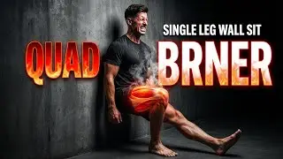 Single Leg Wall Sit - Quad Burner
