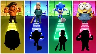 Pirate Brainrot 🆚 Squid Brainrot 🆚 Sonic 🆚 Minions | Tiles Hop EDM Rush!