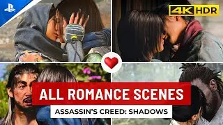 Assassin's Creed: Shadows - All Romance Scenes [ULTRA Graphics | PS5 Pro | 4K HDR 60FPS]