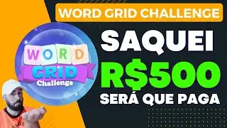 Word Grid Challenge SAQUEI R$500 SER&Aacute; QUE PAGA?