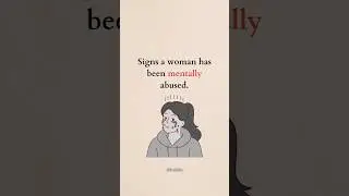 7 Signs She's Been Mentally Abused💔 #shorts #SignsOfAbuse #EmotionalAbuse