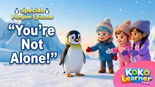 This Penguin Was Lost&hellip; Until He Found Friends 🐧💙 | Penguin Story for Kids