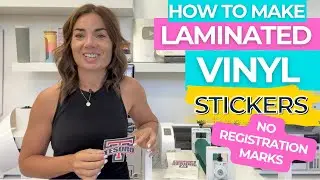 Print Laminated Vinyl Stickers at Home | iColor 250 Step by Step Tutorial