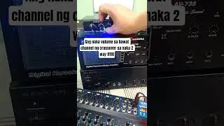 Ang naka volume sa bawat channel ng crossover sa naka 2 way 0110