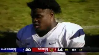 Lane's Ike Brown 2 yard TD run vs. Tuskegee