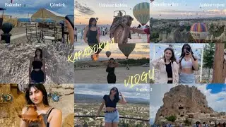 KAPADOKYA VLOG Part 2 | Aşıklar tepesinde balonları izledik,￼ çömlek yaptık, uçhisar kalesine çıktık