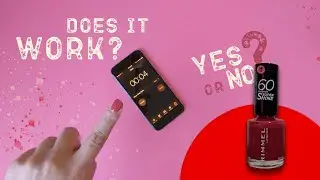 Rimmel 60 sec shine Nail polish  put to test - does it work? Non sponsored