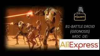 B1 BATTLE DROID MOC DE ALIEXPRESS FIGURA ESCALA 1/6 (12 PULGADAS)