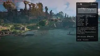 🎮 NVIDIA GeForce RTX 3060 [Laptop, 75W] - AC: Valhalla gameplay benchmarks (1080p)