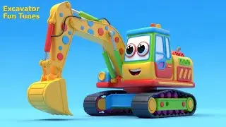 🏙️ 3D Cartoon: City Building with Trucks | Kids Songs and Learning