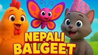 Top 5 Nepali Rhymes for Kids | Meow Meow Biralo & Pani Muni Machha | Non stop baby song