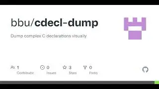 GitHub - bbu/cdecl-dump: Dump complex C declarations visually