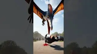 PTEROSAURS ATTACK EIFFEL TOWER 🦖🇫🇷 | AI VFX Fiction #Shorts