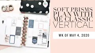 Soft Prisms Plan With Me | Classic Vertical Happy Planner