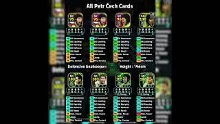 petr cech all cards in efootball #efootball2026 #pes #efootball