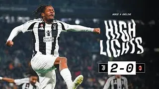 HIGHLIGHTS SERIE A | Juventus 2-0 Milan | MBANGULA and WEAH secure a Great Victory!