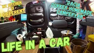 How to cook in a car/Dacia Dokker Homemade Campervan