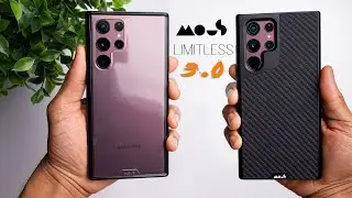 Чехол Mous Limitless 3.0 для S22 Ultra | Арамидное волокно и прозрачная защитная пленка