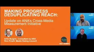Virtual ID Tutorial & Making Progress Deduplicating Reach: ANA&rsquo;s Cross-Media Measurement Initiative