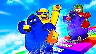 RIDE A GRIMACE RACE SIMULATOR in Roblox