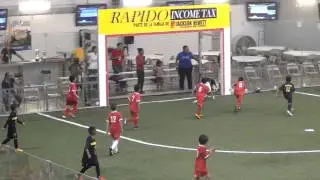 Golazo Soccer International Youth Cup 2013 U-8 Dep.Matambu (2) vs. Dallas Texans Rgv(2) 1st Half